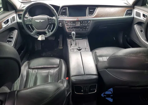 2017 Genesis G80 Base z USA, uszkodzony, nr VIN KMHGN4JE6HU180490